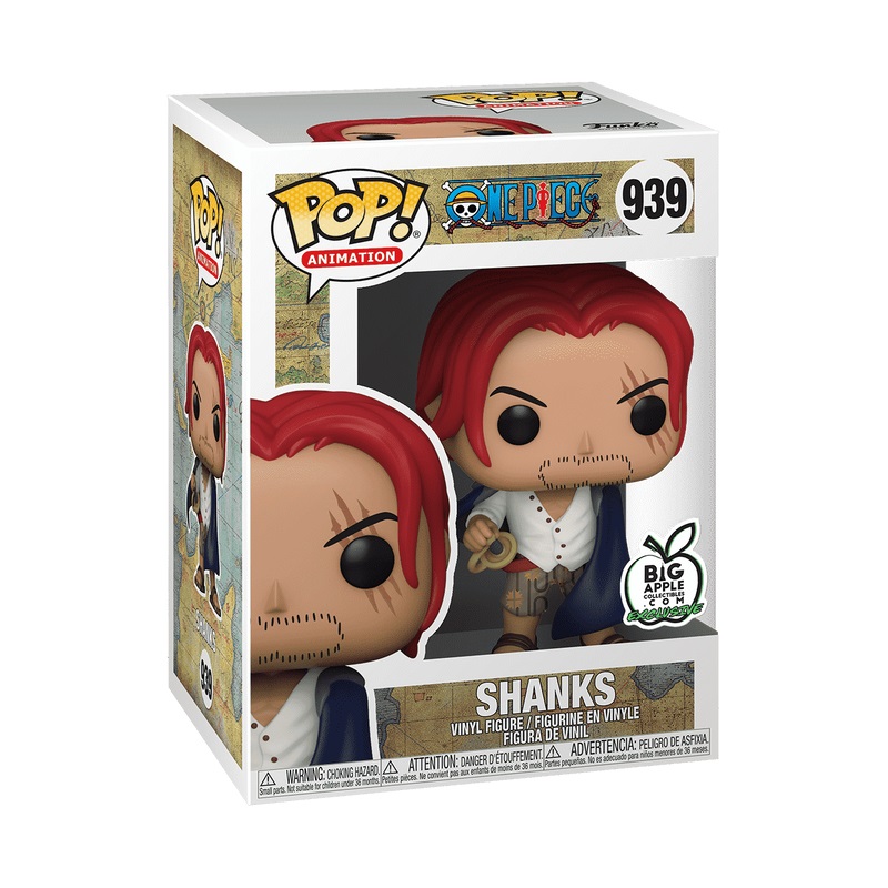 Funko Pop! Shanks (One Piece) - Special Edition 939 - Modellino da Azione in PVC, 9-10 cm