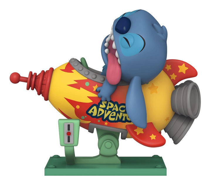 Funko Pop! Rides Super Deluxe: Disney Stitch Rocket - Figura in Vinile da Collezione - Lilo & Stitch - Altezza 133,4 mm
