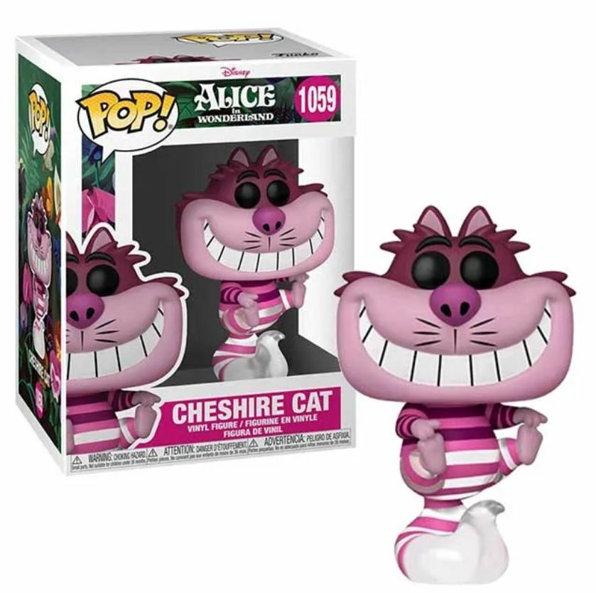 Funko Pop! Disney: Alice 70th - Cheshire Cat - Figura in Vinile Translucent da Collezione - Altezza 9 cm - Alice in Wonderland