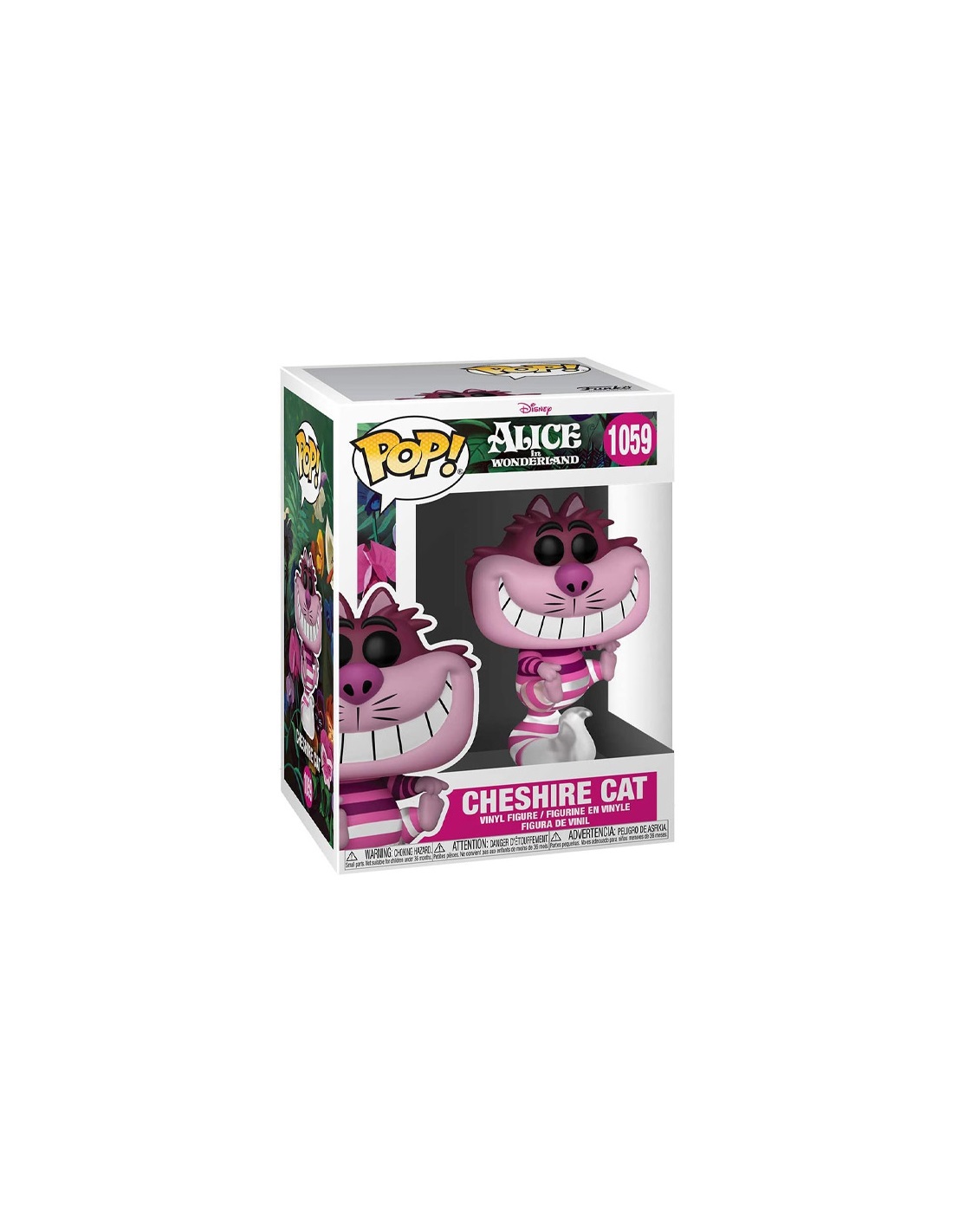 Funko Pop! Disney: Alice 70th - Cheshire Cat - Figura in Vinile Translucent da Collezione - Altezza 9 cm - Alice in Wonderland