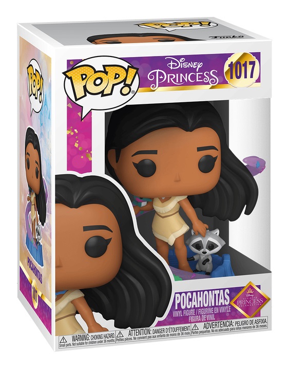 Funko POP! Disney Ultimate Princess - Pocahontas, Modellino da Collezione in Vinile, Altezza 9,5 cm