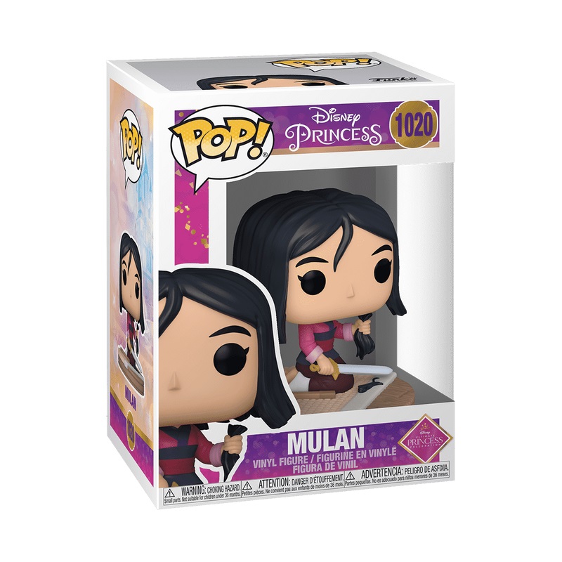 Funko POP! 56352 - Ultimate Princess Mulan - Figura in Vinile da Collezione - Altezza 9,5 cm - Idea Regalo e Merchandising Ufficiale