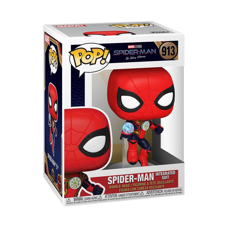 FUNKO POP! Marvel - Spider-Man NWH Integrated Suit - Figura in Vinile da Collezione, Altezza 9-10 cm, Età 13