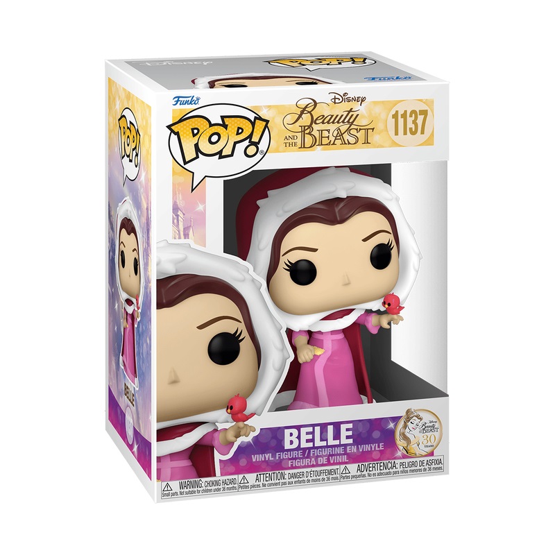 Funko Pop! Disney: Beauty and the Beast - Winter Belle - Figura in Vinile da Collezione - Idea Regalo per Bambini e Adulti