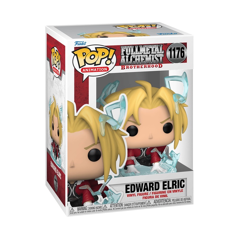 Funko Pop! Animation: Fullmetal Alchemist - Edward Elric - Glow in The Dark - Figura in Vinile da Collezione con Odds per Chase Variant