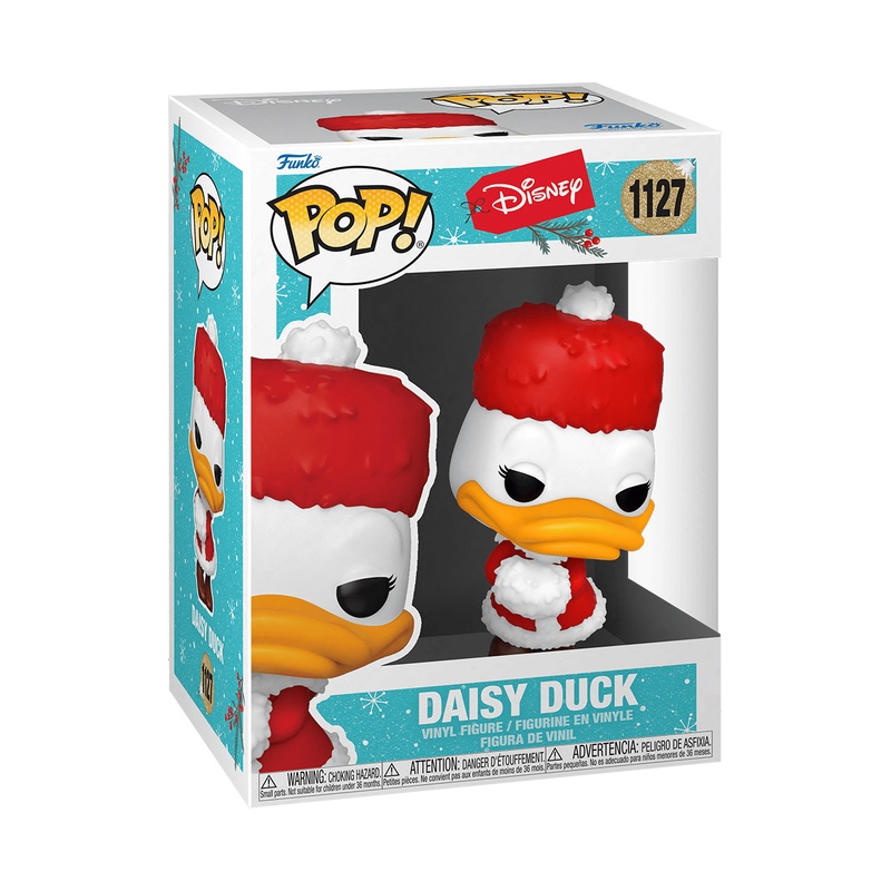 Funko Pop! Disney Daisy Duck - Holiday 2021 - Figura in Vinile da Collezione - Merchandising Ufficiale - Idea Regalo per Collezionisti