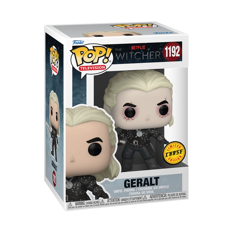 Funko Pop! TV: Geralt di Rivia - Figura in Vinile da Collezione - The Witcher - 101,6 mm - Chase Variant