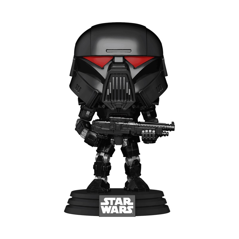 Funko Pop! Star Wars: The Mandalorian - Dark Trooper (Battle) - Figura in Vinile da Collezione - Altezza 10 cm - Merchandising Ufficiale