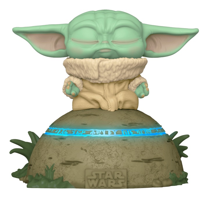 Funko Pop! Deluxe Grogu Using Force - Star Wars: The Mandalorian - Figura in Vinile da Collezione 58390