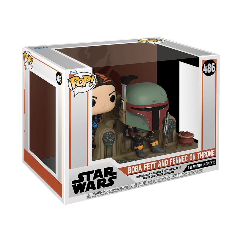 Funko Pop! Moment: Star Wars: The Mandalorian - Boba Fett & Fennec Shand - Figura in Vinile da Collezione - Idea Regalo - Merchandising Ufficiale