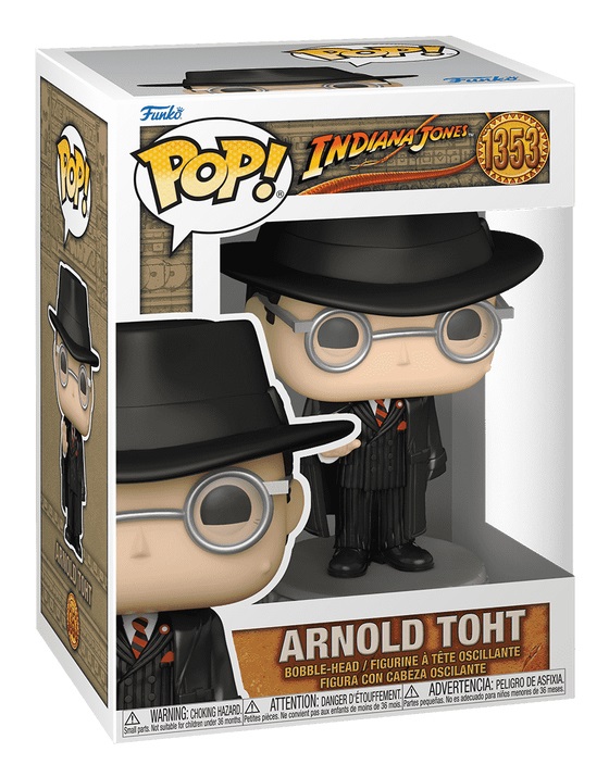 FUNKO POP! Movies: Indiana Jones ROTLA - Arnold Toht - Figura in Vinile da Collezione - Altezza 9,5 cm - Merchandising Ufficiale
