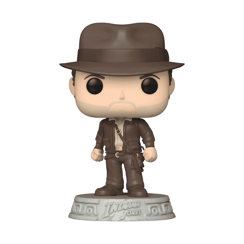 Funko Pop! Movies: Indiana Jones With Jacket - Figura in Vinile da Collezione - Altezza 9,5 cm - Merchandising Ufficiale