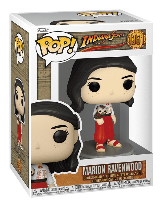 Funko Pop! Movies: Indiana Jones ROTLA - Marion Ravenwood - Figura in Vinile da Collezione - Altezza 9,5 cm - Idea Regalo