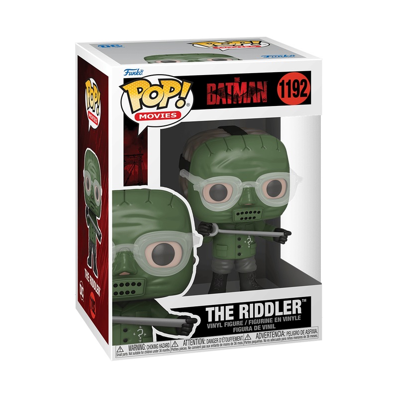 Funko Pop! The Riddler - Figura in Vinile da Collezione - The Batman - Altezza 10 cm - Design Stilizzato
