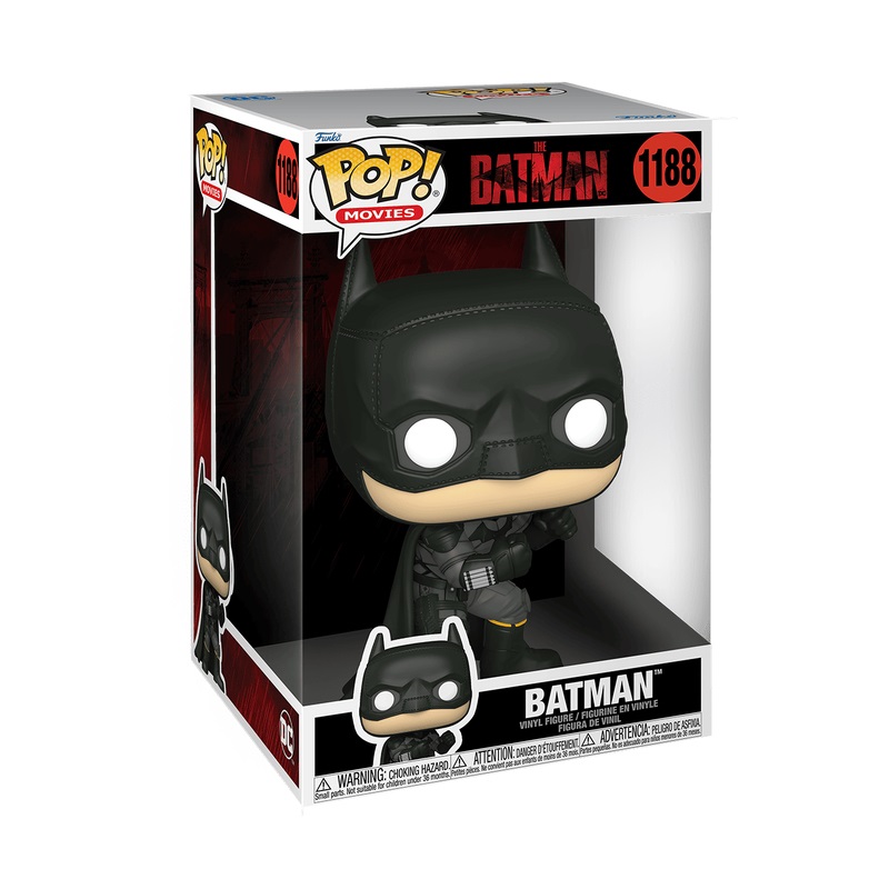 Funko Pop! Jumbo Batman - Figura in Vinile da Collezione 25,4 cm - Merchandising Ufficiale per Bambini e Adulti