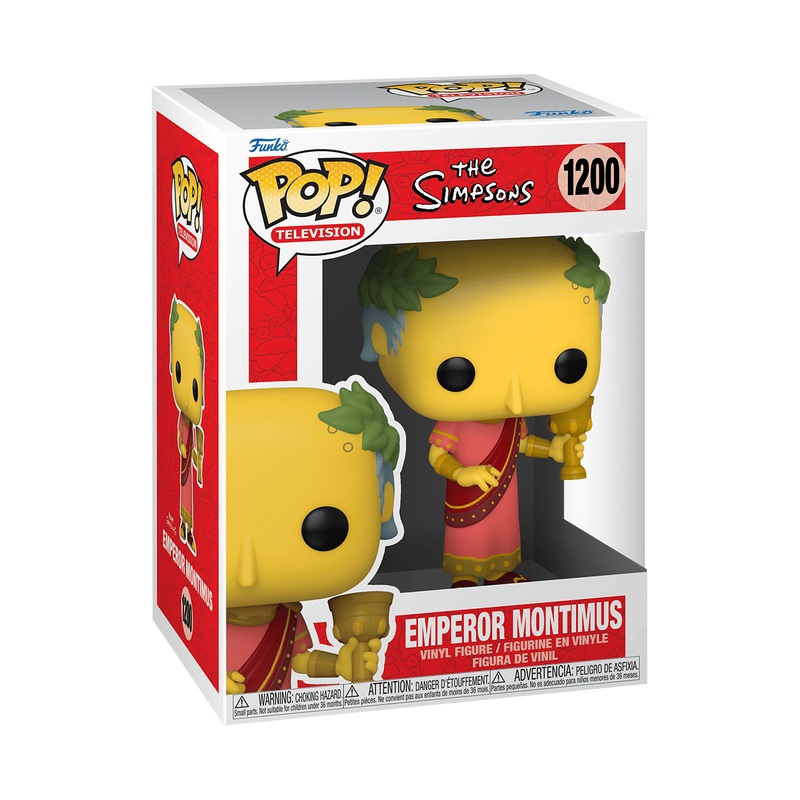 Funko Pop! 59296 - Emperor Montimus (Mr. Burns) - Figura in Vinile da Collezione - The Simpsons - Altezza 108 mm