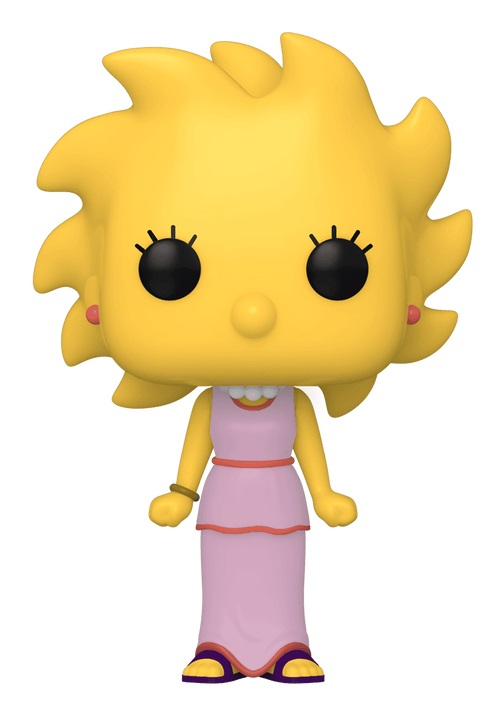 Funko Pop! Animation: Simpsons - Lisa Simpson - Figura in Vinile da Collezione - 10 cm - Idea Regalo per Fan e Collezionisti