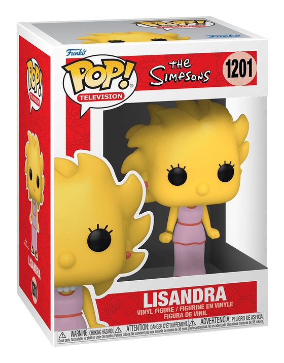 Funko Pop! Animation: Simpsons - Lisa Simpson - Figura in Vinile da Collezione - 10 cm - Idea Regalo per Fan e Collezionisti