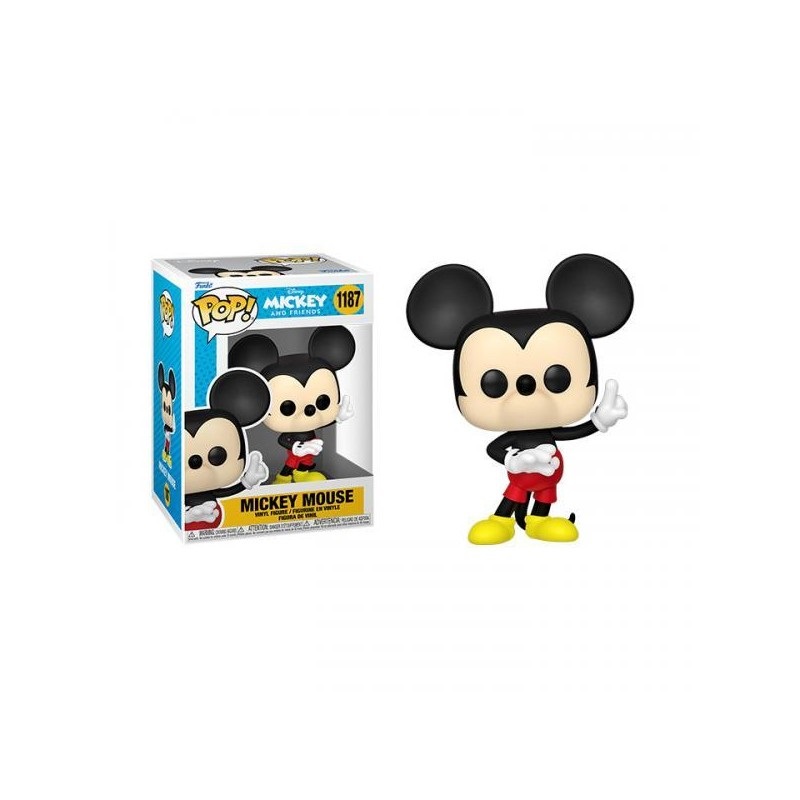Funko Pop! Disney: Classics - Mickey Mouse - Figura in Vinile da Collezione - Merchandising Ufficiale per Collezionisti e Fan