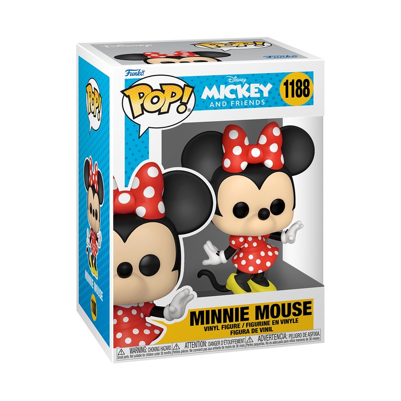 FUNKO POP! Disney - Minnie Mouse - Figura in Vinile da Collezione - Altezza 9,5 cm - Età 3 - Idea Regalo per Collezionisti