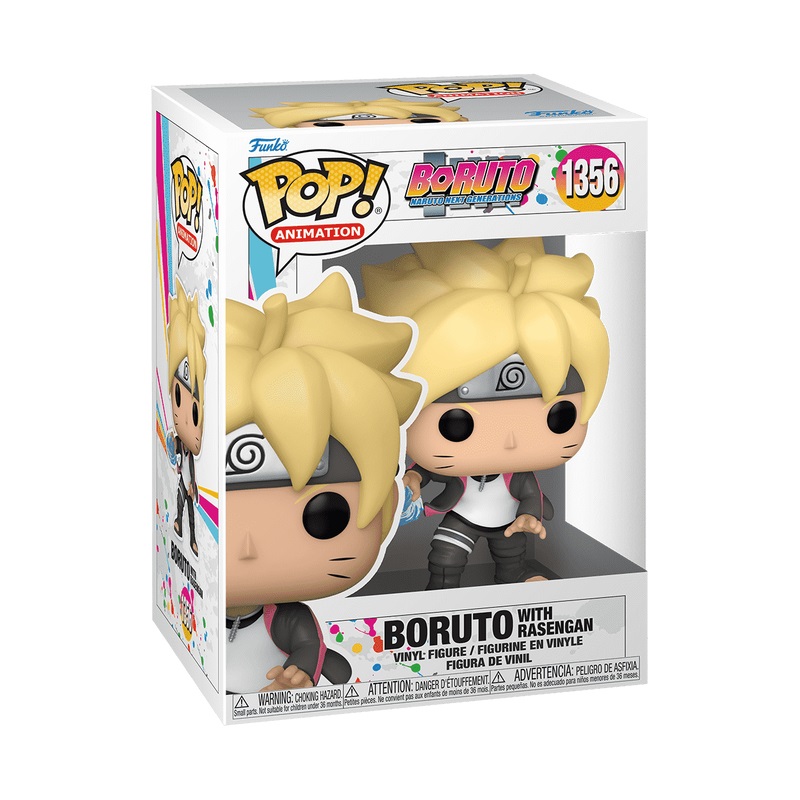 Funko Pop! Boruto Uzumaki With Rasengan - Figura in Vinile da Collezione - Boruto: Naruto Next Generations - Altezza 9,5 cm - Merchandising Ufficiale