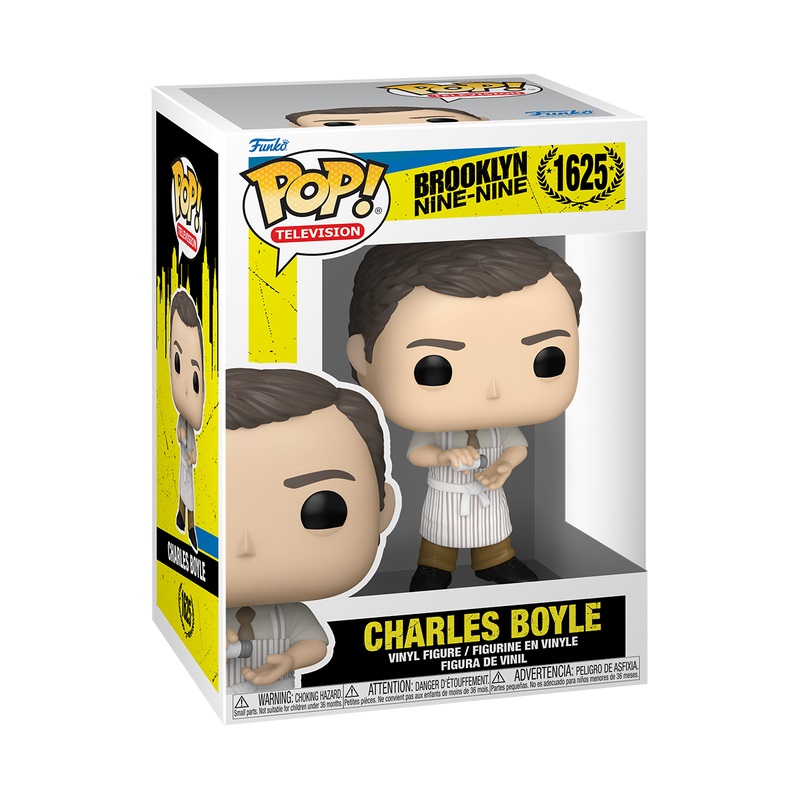 Funko POP! TV: Charles Boyle - Brooklyn Nine-Nine - Figura In Vinile Da Collezione Alta 9,5 cm - Merchandising Ufficiale