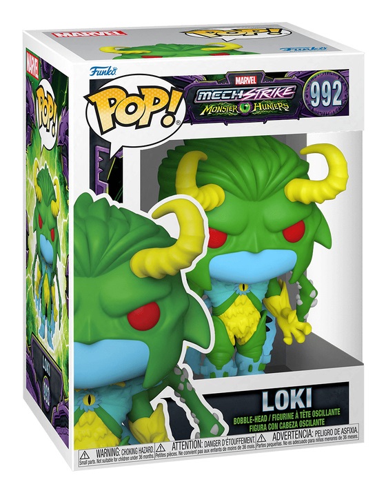 Funko Pop! Marvel: Monster Hunters - Loki - Figura in Vinile da Collezione - Altezza 9 cm - Merchandising Ufficiale