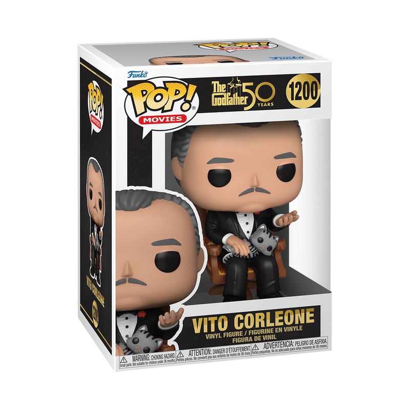 Funko Pop! Movies: Vito Corleone - The Godfather 50th Anniversary - Figura in Vinile da Collezione - Altezza 9,5 cm - Idea Regalo - Merchandising Ufficiale