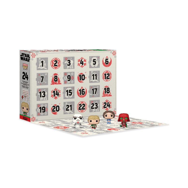 Funko Calendario dell'Avvento Star Wars Holiday - Darth Vader - 24 Giorni di Sorprese con Mini Figure in Vinile da Collezione - Idea Regalo per Bambini