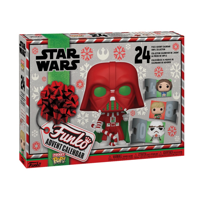 Funko Calendario dell'Avvento Star Wars Holiday - Darth Vader - 24 Giorni di Sorprese con Mini Figure in Vinile da Collezione - Idea Regalo per Bambini