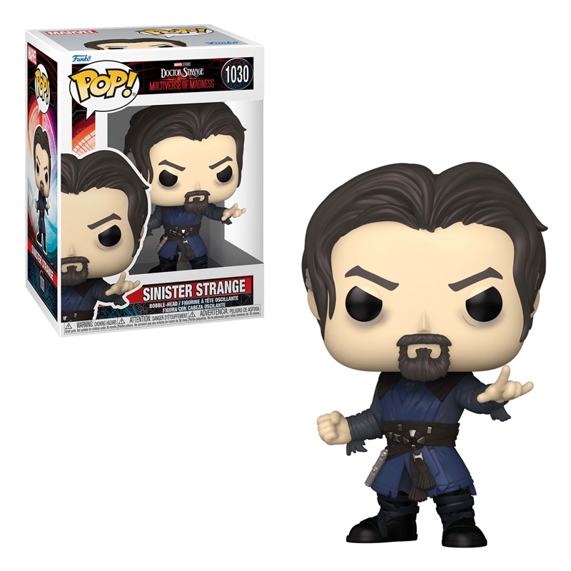 Funko Pop! Sinister Strange - Doctor Strange in the Multiverse of Madness - Figura in Vinile da Collezione - Altezza 9,5 cm - Bobble Head