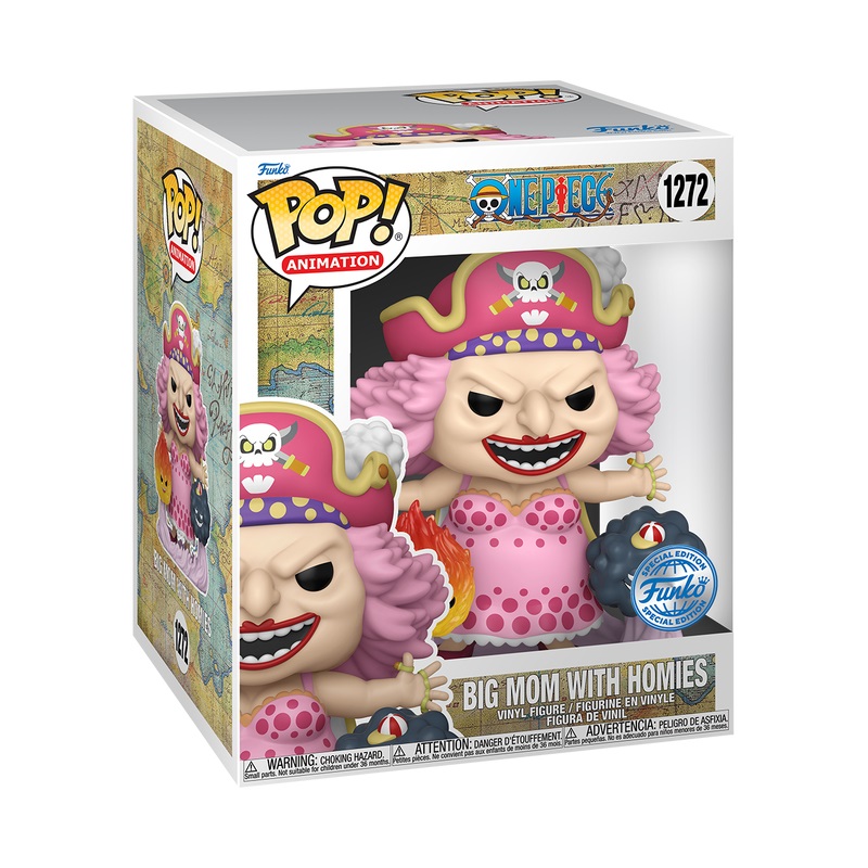 Funko Pop! Big Mom with Homies - One Piece (15cm) - Special Edition Vinyl Figure