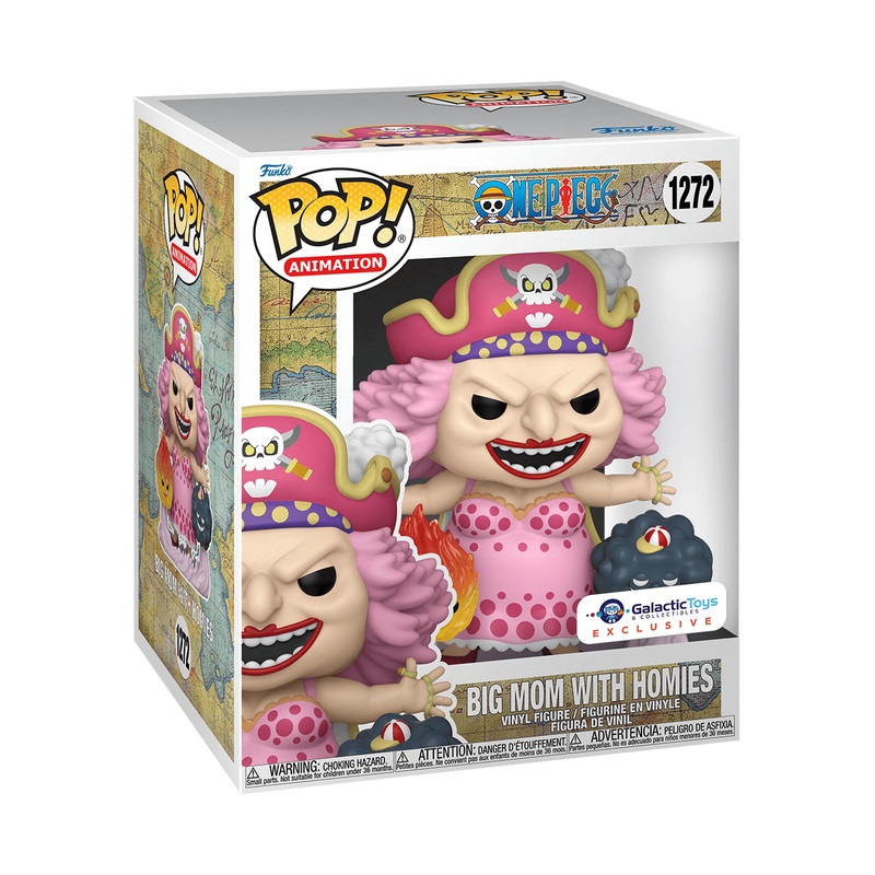 Funko Pop! Big Mom with Homies - One Piece (15cm) - Special Edition Vinyl Figure