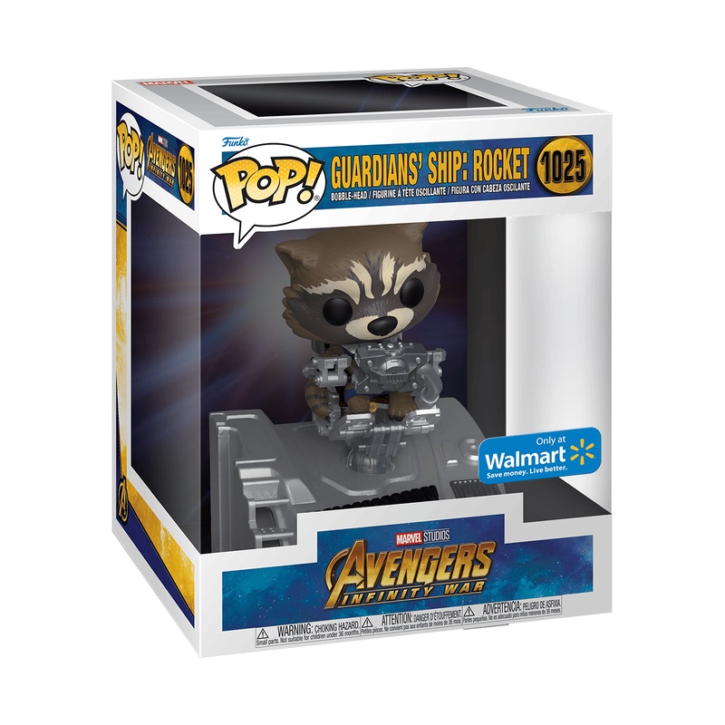 Funko Pop! Deluxe Marvel - Guardians Of The Galaxy Ship - Rocket Raccoon - Special Edition - 9 cm