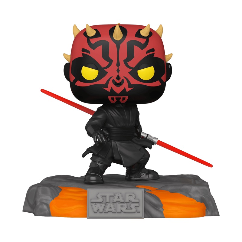 Funko Pop! Deluxe Darth Maul - Glow in the Dark - Star Wars - Figura in Vinile da Collezione - 15 cm
