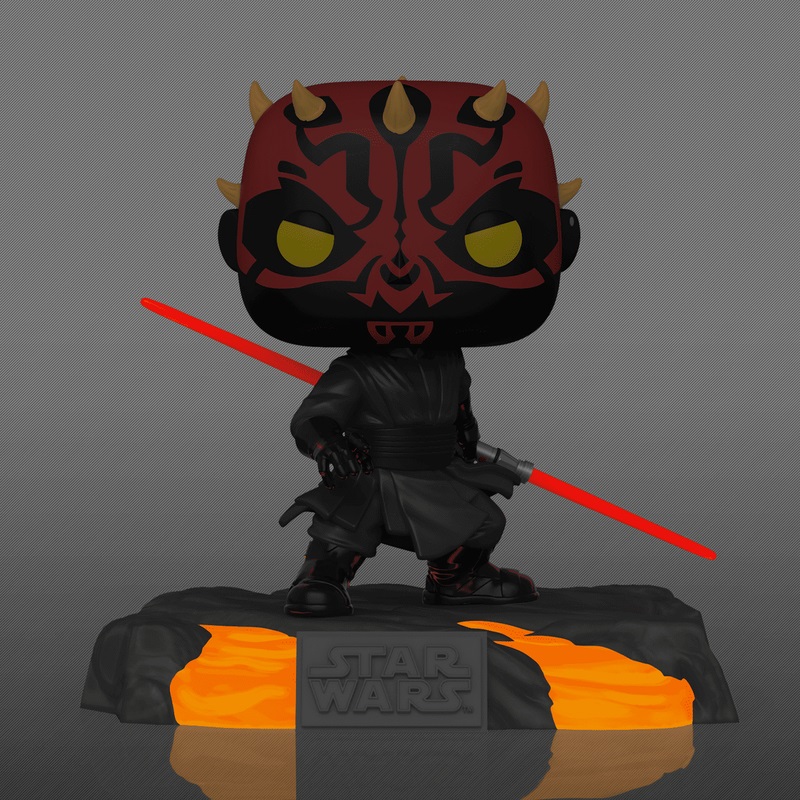 Funko Pop! Deluxe Darth Maul - Glow in the Dark - Star Wars - Figura in Vinile da Collezione - 15 cm
