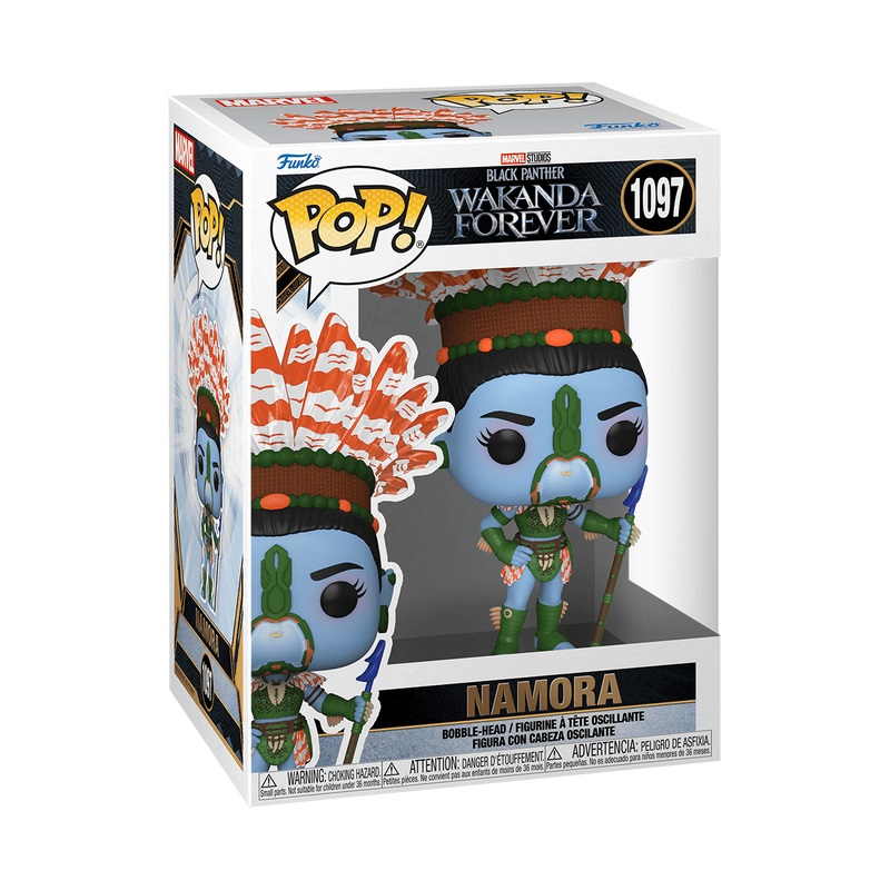 Funko Pop! Marvel - Black Panther: Wakanda Forever - Namora - Figura in Vinile da Collezione - Altezza 9,5 cm - Idea Regalo per Collezionisti