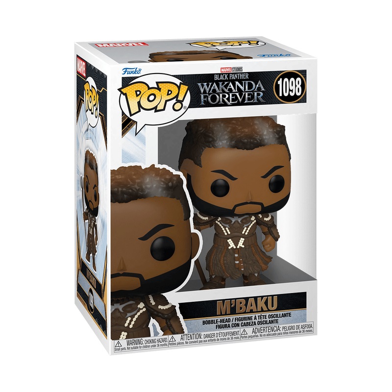 Funko Pop! Marvel - Black Panther: Wakanda Forever - M'Baku - Figura in Vinile da Collezione - Altezza 9,5 cm - Merchandising Ufficiale