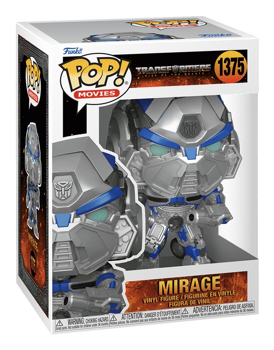 Funko POP Movies: Transformers: Rise Of The Beasts - Mirage - Figura in Vinile da Collezione - Altezza 9 cm - Idea Regalo e Merchandising Ufficiale