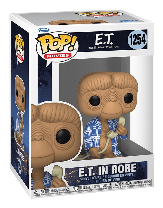 Funko Pop! Movies: E.T. in Flannel - Figura in Vinile da Collezione - 40th Anniversary - Altezza 10 cm - Merchandising Ufficiale