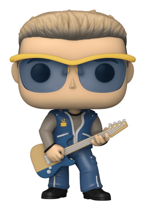 Funko Pop! Rocks: U2 - ZooTV - Adam Clayton - Figura in Vinile da Collezione - 9 cm - Merchandising Ufficiale per Collezionisti