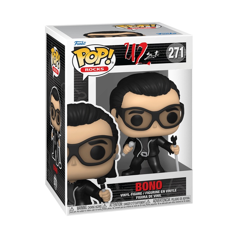 Funko Pop! Rocks: U2 - ZooTV - Bono - Figura in Vinile da Collezione - Merchandising Ufficiale per Collezionisti e Fan della Musica