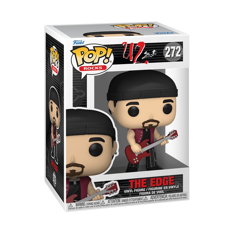 Funko Pop! Rocks: U2 - ZooTV - The Edge - Figura in Vinile da Collezione - Idea Regalo e Merchandising Ufficiale