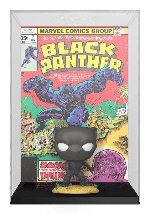 Funko Pop! Comic Cover - Black Panther - Figura in Vinile da Collezione