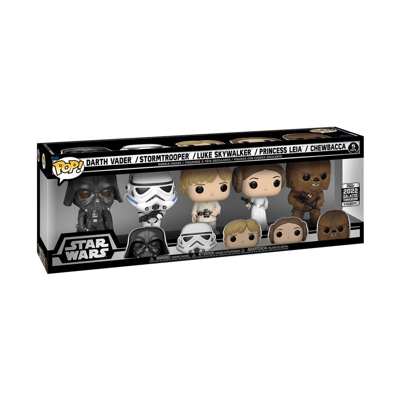 Funko Pop! Vinyl: Star Wars - Darth Vader - 5 Pack - Esclusiva Amazon - Figura in Vinile da Collezione - Idea Regalo per Collezionisti e Fan