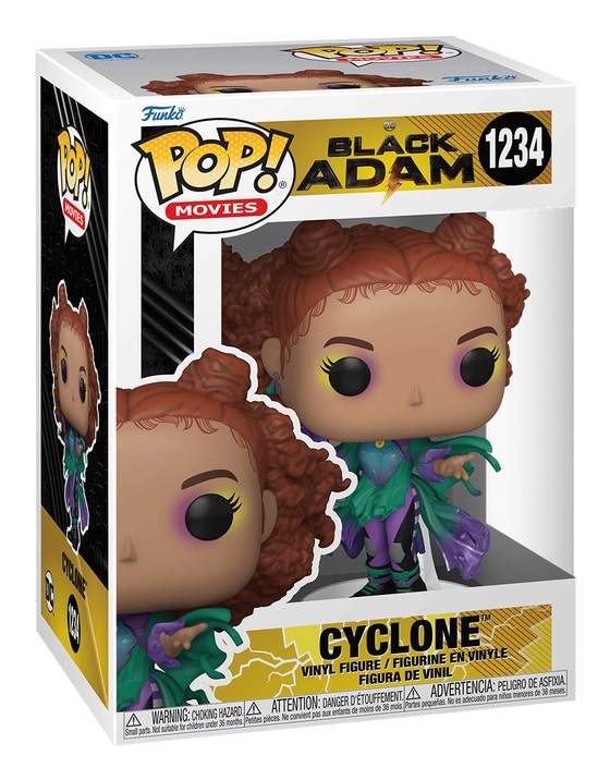 Funko Pop! Movies: DC - Black Adam - Cyclone - Figura in Vinile da Collezione - Altezza 9,5 cm - Idea Regalo e Merchandising Ufficiale