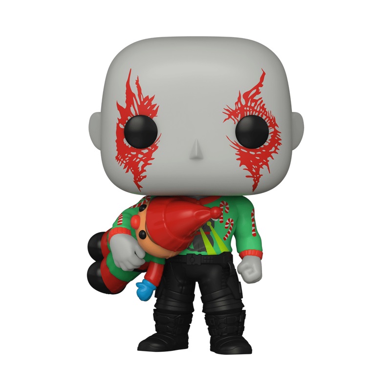 Funko POP! 64330 - Drax - Figura in Vinile da Collezione - Marvel: Guardians Of The Galaxy Holiday Special - Altezza 94 mm - Merchandising Ufficiale