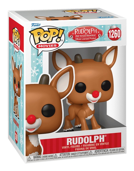 Funko POP! Movies: Rudolph - Figura in Vinile da Collezione di Rudolph The Red-Nosed Reindeer - Idea Regalo per Bambini e Adulti