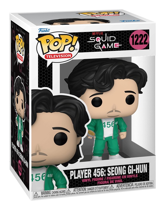 Funko Pop! Gi-hun 456 - Squid Game - Figura in Vinile da Collezione - Altezza 9,5 cm - Merchandising Ufficiale
