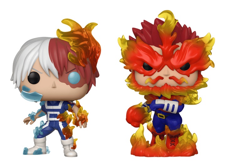 Funko POP! 64993 - Personaggio da collezione Shoto Todoroki & Endeavor - My Hero Academia - Altezza 121 mm